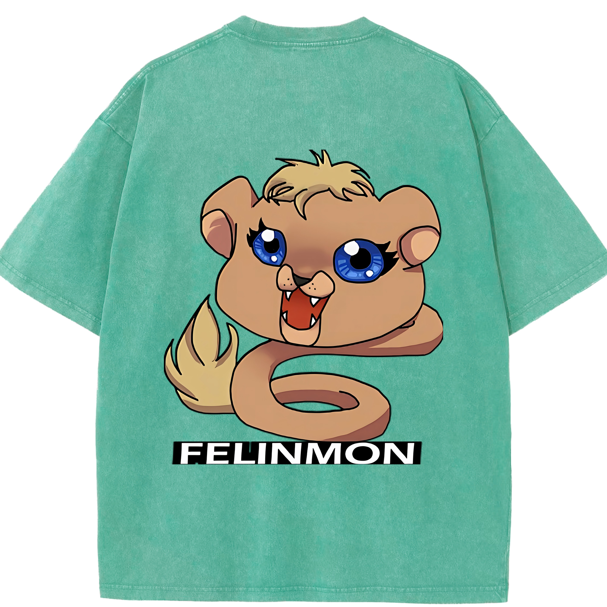 （画像用） Digimon デジタルモンスター/デジモン 綿100% ヴィンテージ風 半袖Tシャツ（背面プリント）
